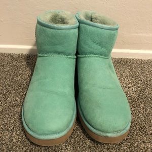 UGG Mini Boots Mint Green